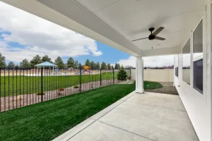 Sterling Homes of Idaho Subdivision Staged Morning Glory Home Patio